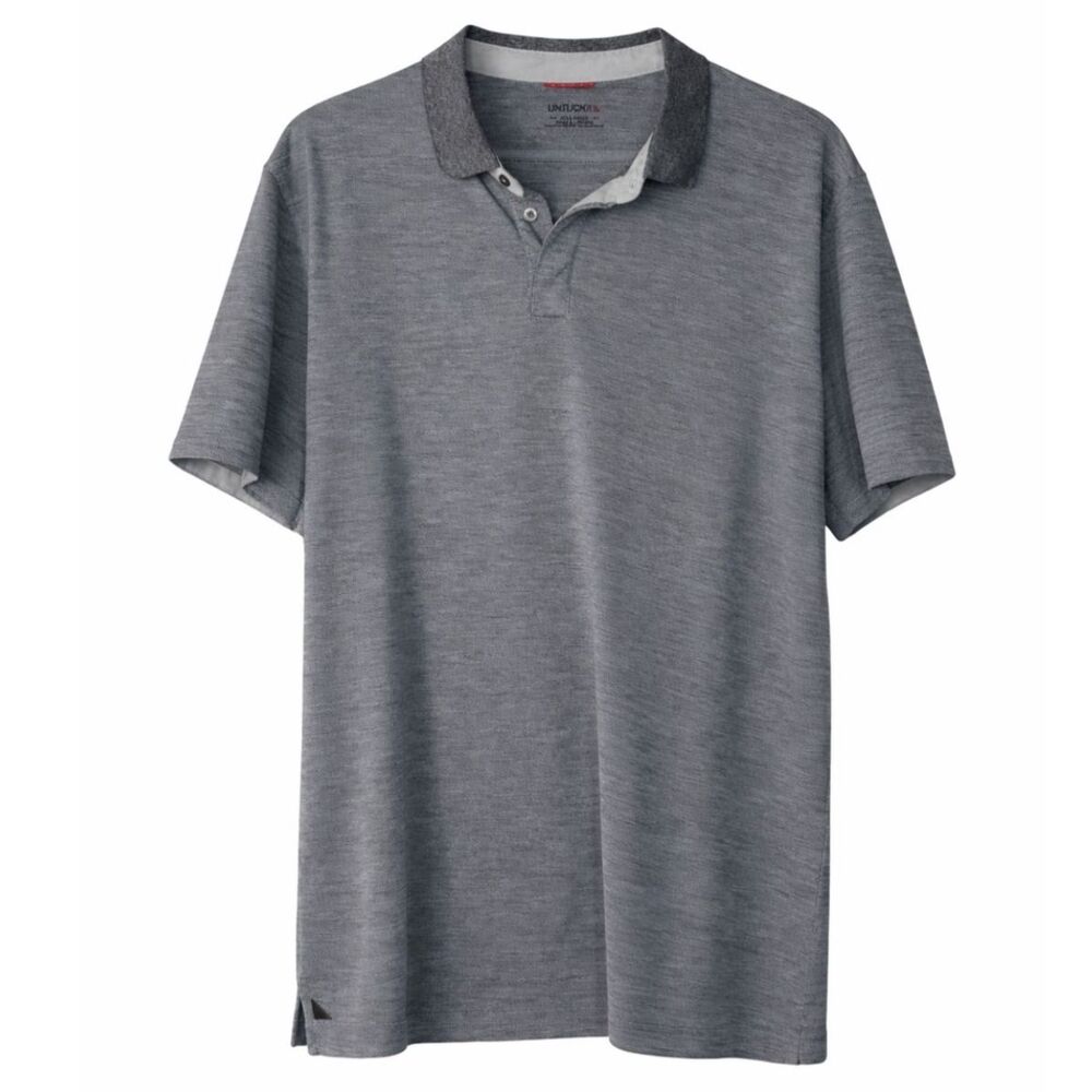 UNTUCKit BUSINESS CASUAL TRAVEL COMFORT PERFORMANCE EVERYDAY POLO SHIRT SIZE XXL